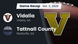 Recap: Vidalia  vs. Tattnall County  2020