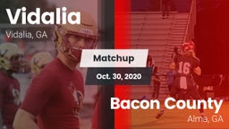 Matchup: Vidalia  vs. Bacon County  2020
