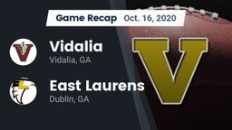 Recap: Vidalia  vs. East Laurens  2020