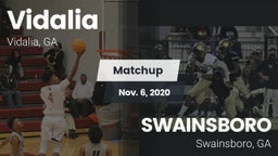 Matchup: Vidalia  vs. SWAINSBORO  2020