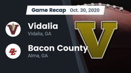 Recap: Vidalia  vs. Bacon County  2020