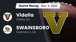 Recap: Vidalia  vs. SWAINSBORO  2020