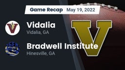 Recap: Vidalia  vs. Bradwell Institute 2022