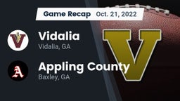 Recap: Vidalia  vs. Appling County  2022