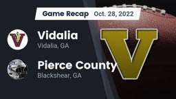 Recap: Vidalia  vs. Pierce County  2022