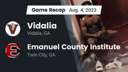 Recap: Vidalia  vs. Emanuel County Institute  2023