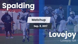 Matchup: Spalding  vs. Lovejoy  2017