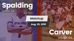 Matchup: Spalding  vs. Carver  2018