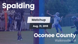 Matchup: Spalding  vs. Oconee County  2018
