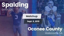 Matchup: Spalding  vs. Oconee County  2019