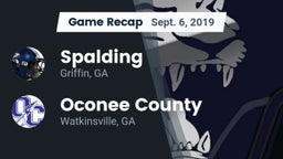 Recap: Spalding  vs. Oconee County  2019