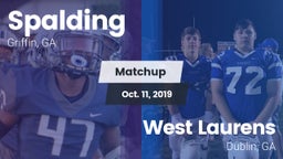 Matchup: Spalding  vs. West Laurens  2019