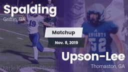Matchup: Spalding  vs. Upson-Lee  2019