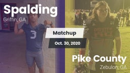 Matchup: Spalding  vs. Pike County  2020