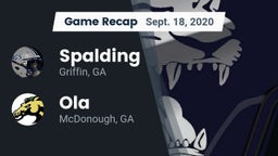 Recap: Spalding  vs. Ola  2020