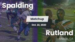 Matchup: Spalding  vs. Rutland  2020