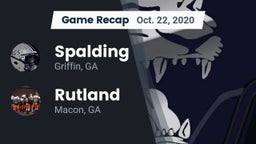 Recap: Spalding  vs. Rutland  2020