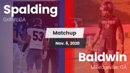 Matchup: Spalding  vs. Baldwin  2020