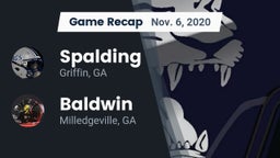 Recap: Spalding  vs. Baldwin  2020