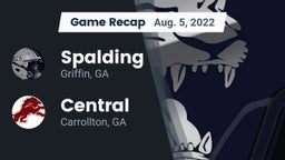 Recap: Spalding  vs. Central  2022