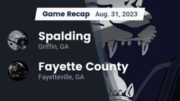 Recap: Spalding  vs. Fayette County  2023