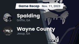 Recap: Spalding  vs. Wayne County  2023