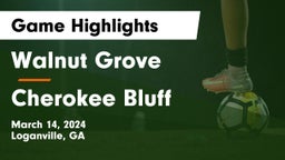 Walnut Grove  vs Cherokee Bluff   Game Highlights - March 14, 2024