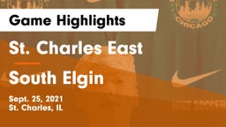 St. Charles East  vs South Elgin  Game Highlights - Sept. 25, 2021