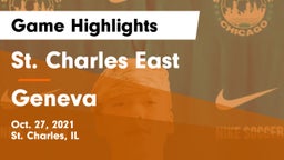 St. Charles East  vs Geneva  Game Highlights - Oct. 27, 2021
