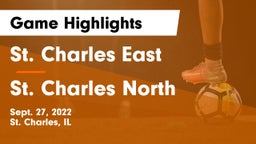 St. Charles East  vs St. Charles North  Game Highlights - Sept. 27, 2022