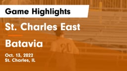 St. Charles East  vs Batavia  Game Highlights - Oct. 13, 2022