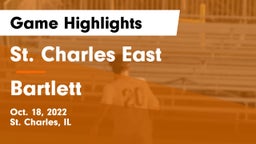 St. Charles East  vs Bartlett  Game Highlights - Oct. 18, 2022