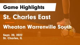 St. Charles East  vs Wheaton Warrenville South Game Highlights - Sept. 20, 2022