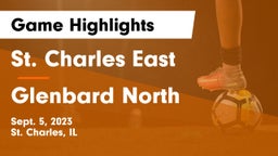 St. Charles East  vs Glenbard North  Game Highlights - Sept. 5, 2023