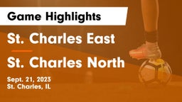 St. Charles East  vs St. Charles North  Game Highlights - Sept. 21, 2023