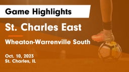 St. Charles East  vs Wheaton-Warrenville South  Game Highlights - Oct. 10, 2023