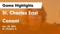 St. Charles East  vs Conant  Game Highlights - Oct. 20, 2023