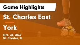 St. Charles East  vs York  Game Highlights - Oct. 28, 2023