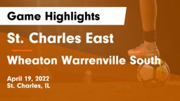 St. Charles East  vs Wheaton Warrenville South Game Highlights - April 19, 2022