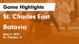 St. Charles East  vs Batavia  Game Highlights - May 4, 2023