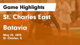 St. Charles East  vs Batavia  Game Highlights - May 23, 2023