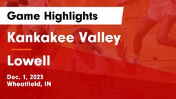 Kankakee Valley  vs Lowell  Game Highlights - Dec. 1, 2023