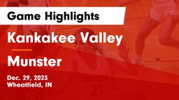 Kankakee Valley  vs Munster  Game Highlights - Dec. 29, 2023