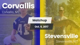 Matchup: Corvallis High vs. Stevensville  2017