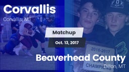 Matchup: Corvallis High vs. Beaverhead County  2017