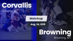 Matchup: Corvallis High vs. Browning  2018