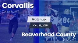 Matchup: Corvallis High vs. Beaverhead County  2018