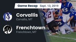 Recap: Corvallis  vs. Frenchtown  2019