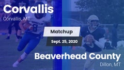 Matchup: Corvallis High vs. Beaverhead County  2020