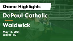 DePaul Catholic  vs Waldwick  Game Highlights - May 14, 2024